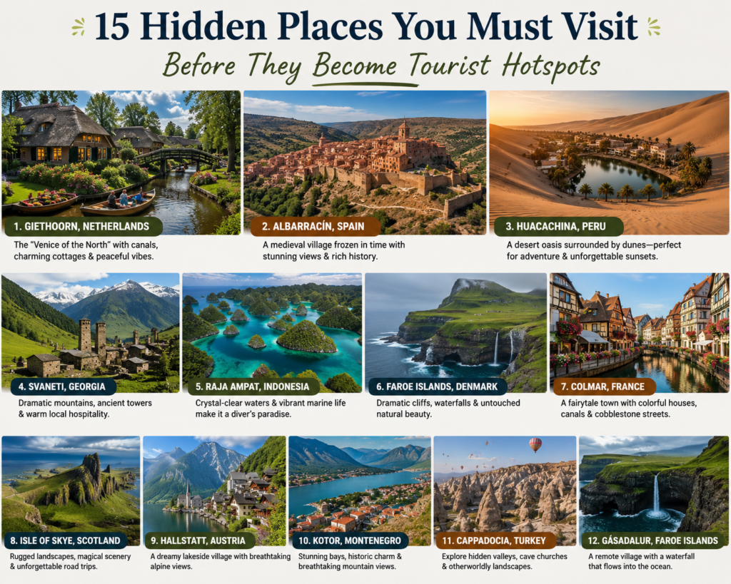 hidden places to travel