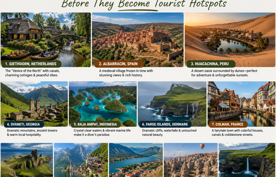 15 Hidden Places You Must Visit Before They Become Tourist Hotspots