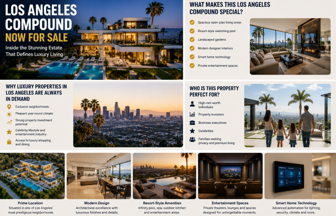 Inside the Stunning Los Angeles Compound Now Up for Sale